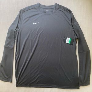 Nike Men’s Coaching Short Long Sleeve Anthracite Gray XL